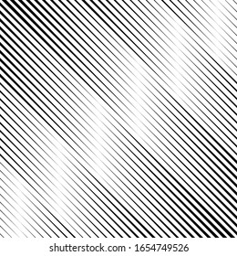 Diagonal stripes ornate. Lines pattern. Striped image. Linear background. Strokes ornament. Abstract wallpaper. Modern halftone backdrop. Digital paper, web design, textile print, vector artwork