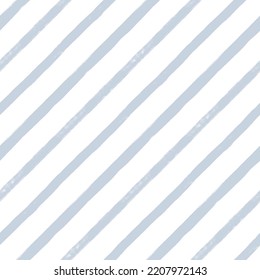 Diagonal stripes pattern, seamless brush texture lines background, monochrome geometric parallel strokes, oblique linear vector