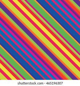Diagonal stripes pattern, seamless colorful texture background. Ideal for printing onto fabric and paper or decoration.