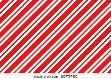 Diagonal stripes pattern. Simple Christmas background