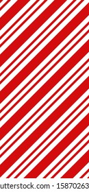 Diagonal stripes pattern. Simple Christmas vertical background