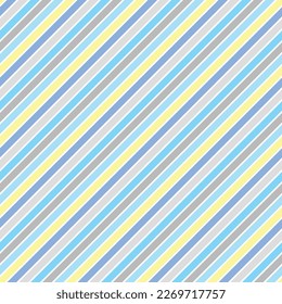 Rayas diagonales Patrón sin soldadura - Diseño de patrones repetitivos a rayas coloreadas y brillantes