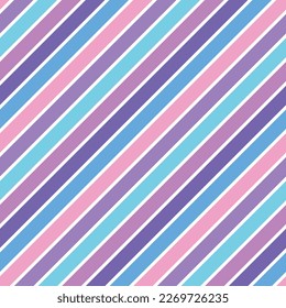 Rayas diagonales Patrón sin soldadura - Diseño de patrones repetitivos a rayas coloreadas y brillantes