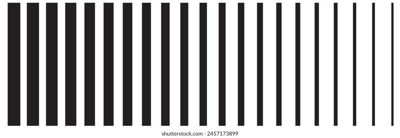 Diagonal stripes seamless pattern. Simple black and white vector slanted lines texture. Modern abstract geometric striped background. Thin parallel inclined strips. Repeatable design for print, decor
