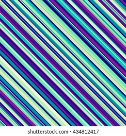 Diagonal stripes of violet, green and blue shades.