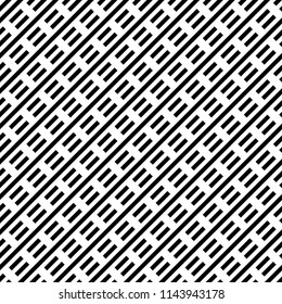 Diagonal strokes, lines background. Linear ornament. Angled dashes, stripes motif. Striped, dashed backdrop. Digital paper, textile print, web design. Regimental image. Seamless surface pattern