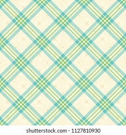 Diagonal tartan inspired vector seamless pattern background 1