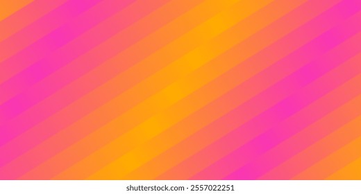 Diagonal transaction effect vivid gradient stripes banner background. Abstract minimalist neon orange hot pink backdrop 