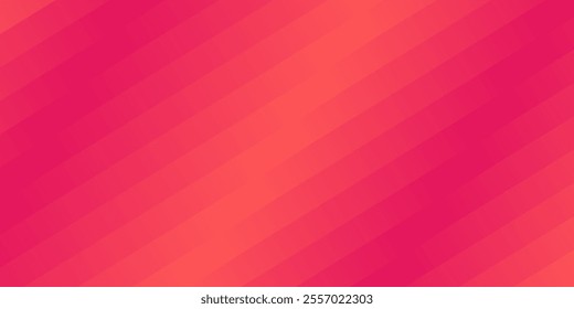 Diagonal transaction effect vivid gradient stripes orange red backdrop. Abstract minimalist neon banner background