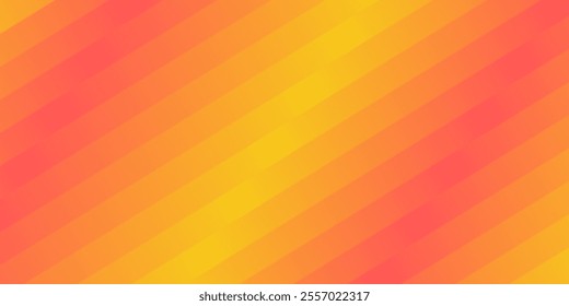 Diagonal transaction effect vivid gradient stripes orange yellow backdrop. Abstract minimalist neon banner background