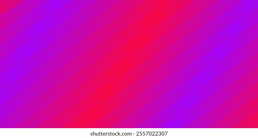 Diagonal transaction effect vivid purple magenta gradient stripes backdrop. Abstract minimalist neon banner background