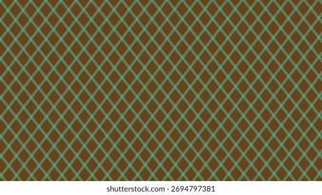 Diagonal turquesa xadrez xadrez xadrez no fundo marrom	