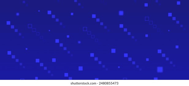 Diagonal upside down pixel rain background vector design in eps 10