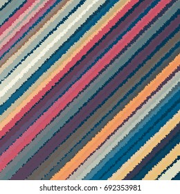 Diagonal wavy line pattern background. Vector illustration.