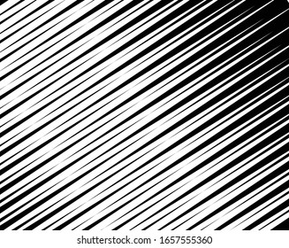 Diagonal wavy speed lines in triangle form. Abstract shape. Geometric art. Design element for prints, web pages, template, posters, monochrome backgrounds