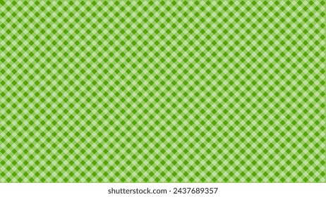 Diagonal white checkered in the green background	