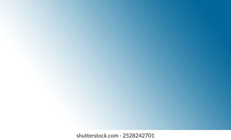 Diagonal white to cornflower blue gradient background. Perfect for design projects, web layouts, and photoshoot backdrops.