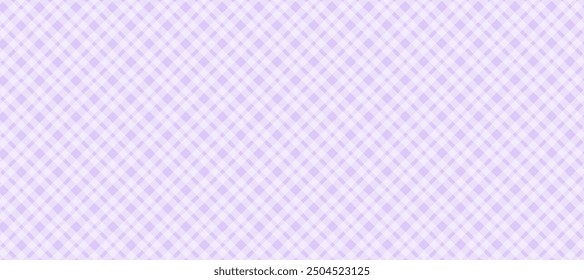 Diagonal white plaid in the purple background