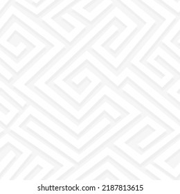 Diagonal white spiral seamless pattern