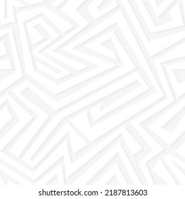Diagonal white tribal seamless pattern