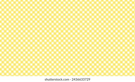 Diagonal yellow checkered in the white background