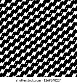 Diagonal zigzag lines, rhombuses background. Jagged stripes, diamonds motif. Triangular waves, lozenges ornament. Digital paper, textile print, web design. Seamless pattern