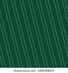 Diagonal zigzag lines seamless pattern. Slanted wavy stripe figures. Tilted broken line shapes wallpaper. Striped background. Angled jagged stripes ornament. Linear waves motif. Curves print. Vector