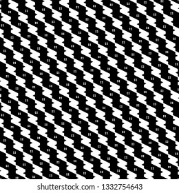 Diagonal zigzag lines, triangles background. Triangular waves, shapes ornament. Digital paper, textile print, web design. Seamless pattern.Jagged stripes, polygons motif