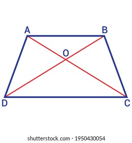 diagonals of trapezoid in math