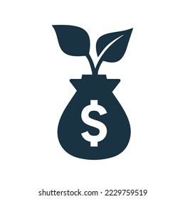 Diagram, agriculture, financial, gain icon. Editable vector logo.