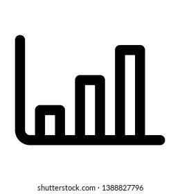 Up Diagram bar statistic icon