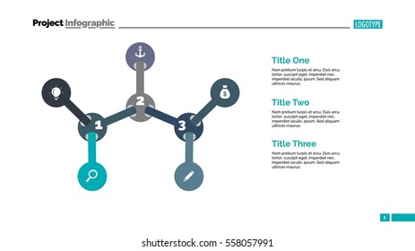 Diagram with branches slide template