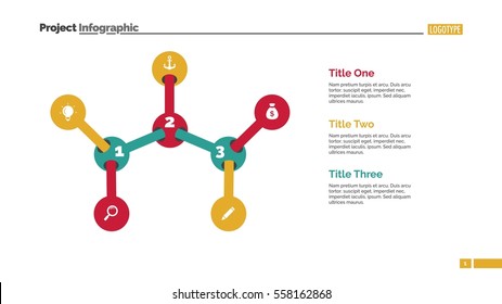 Diagram with branches slide template