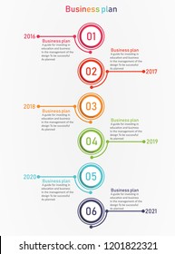 diagram Business and Education By Step 6 Stepsdesign  vector illustration