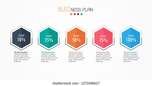 diagram Business and Education By Step 5 Stepsdesign  vector illustration