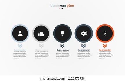 diagram Business and Education vector illustration