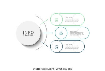 Diagram business and vector illustration template