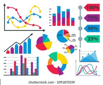 Set Elements Infographics Info Bars Graphycs Stock Illustration 1033837924