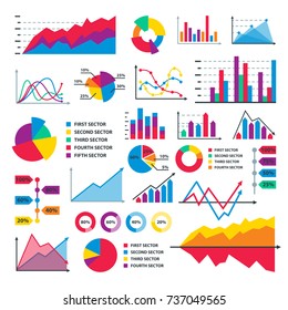 Diagram Chart Graph Elements Vector Business Infographic Flow Sheet Diagram Data Template