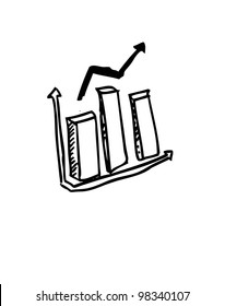 diagram chart, graphic for business hand drawn