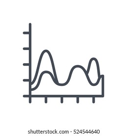 Diagram Chart Icon Line Outlined Vector Business