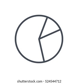 Diagram Chart Icon Line Outlined Vector Business