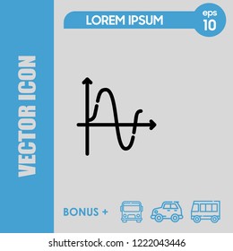 Diagram chart icon vector