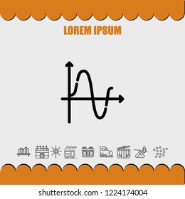 Diagram chart icon vector