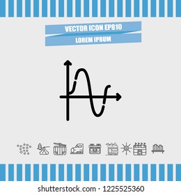 Diagram chart icon vector