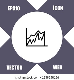 Diagram chart icon vector