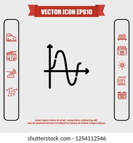 Diagram chart icon vector