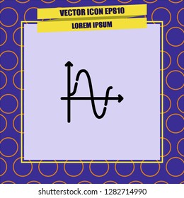 Diagram chart icon vector