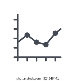 Diagram Chart Icon Vector Business Solid Glyph