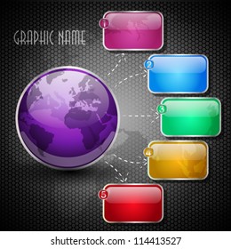 Diagram chart. Vector. Info-graphics